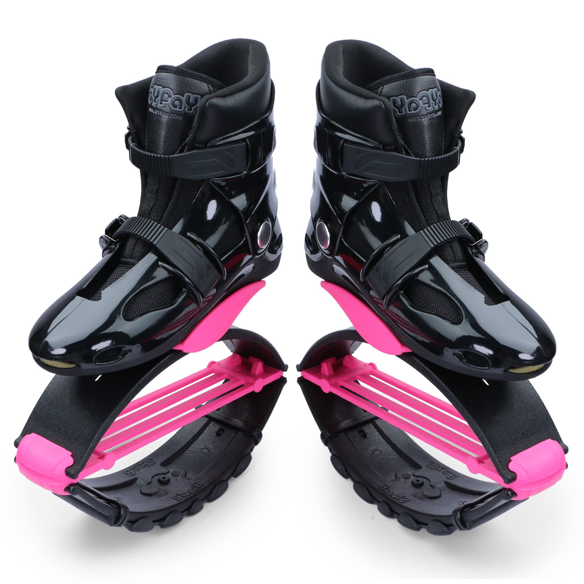 Joyfay Jumping Shoes - Jump Shoes for Athletes and Heavier Users -Professional Fitness Bounce Shoes for Women and Men -Special Edition Jump Boots with 4 pcs Tension Springs