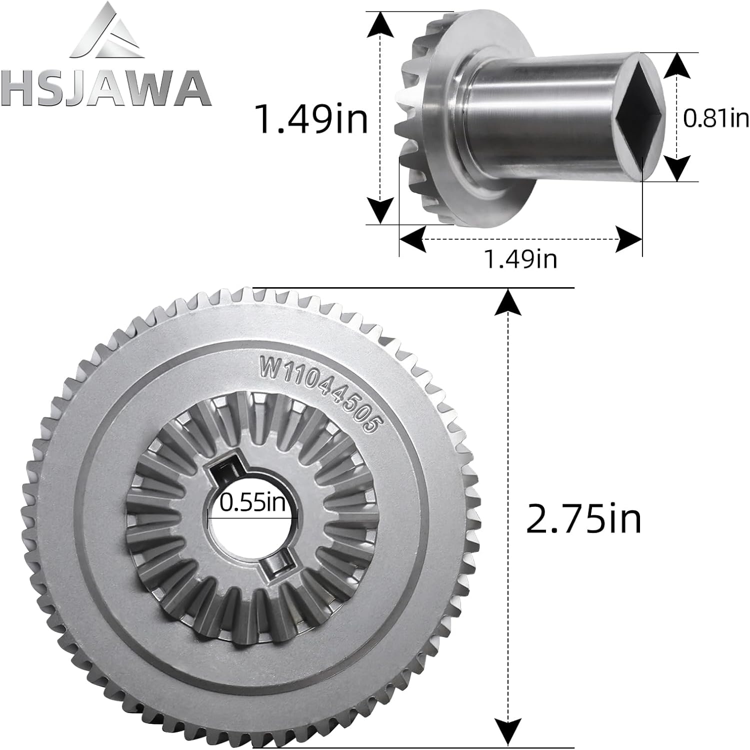 W11192794 Mixer Attachment Gear Hub Kit Compatible with KitchenAid W11192794 Replacement 4159643 4161403 9703905 9703907 W11175138