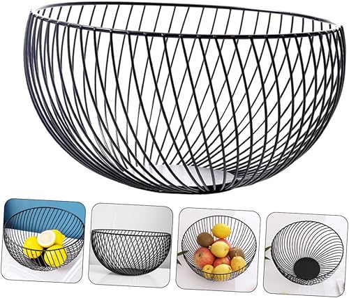 Miniatura 7 de Alipis Frutero de hierro rústico, negro, 150 oz