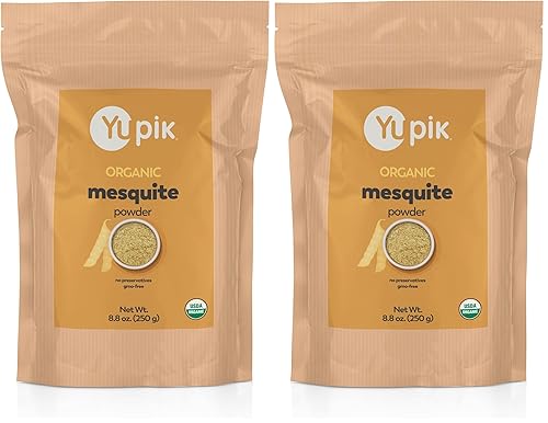 Miniatura 3 de Yupik Polvo orgánico, mezquite, 8.8 onzas, sin OMG, vegano, sin gluten