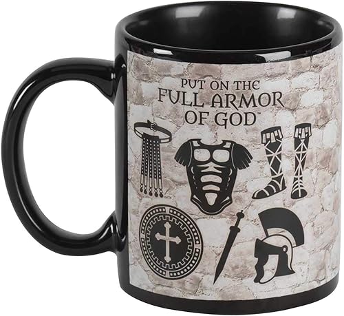 Armor Of God Black 11 Ounce Ceramic Mug