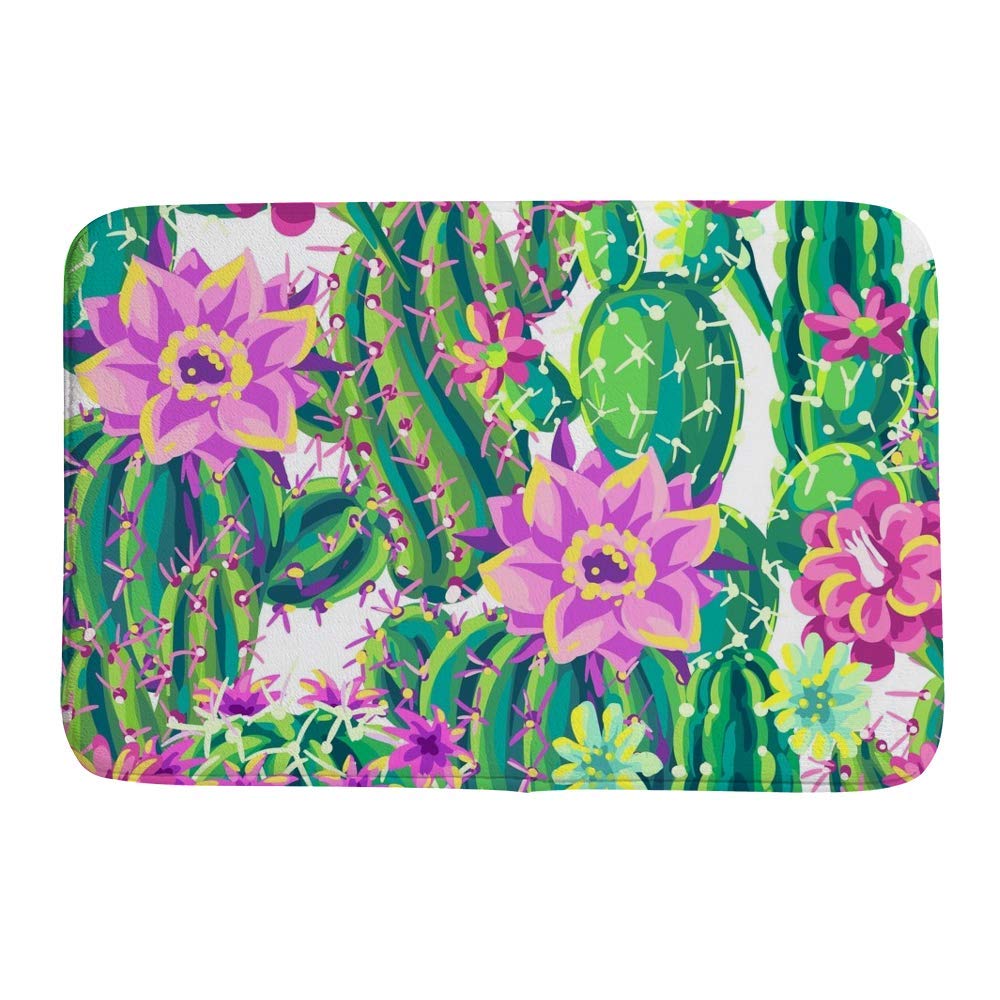 Tapis de bain lavable en machine pour une douche moderne et fleurie