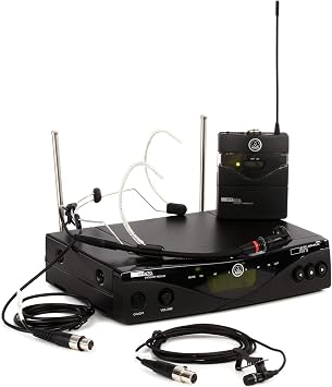 AKG Pro Audio WMS470 Presenter Set Band 8 Wireless Handheld Microphone System with SR470 Stationary Receiver, PT470 Bodypack Transmitter, and CK99L Lavalier Microphone