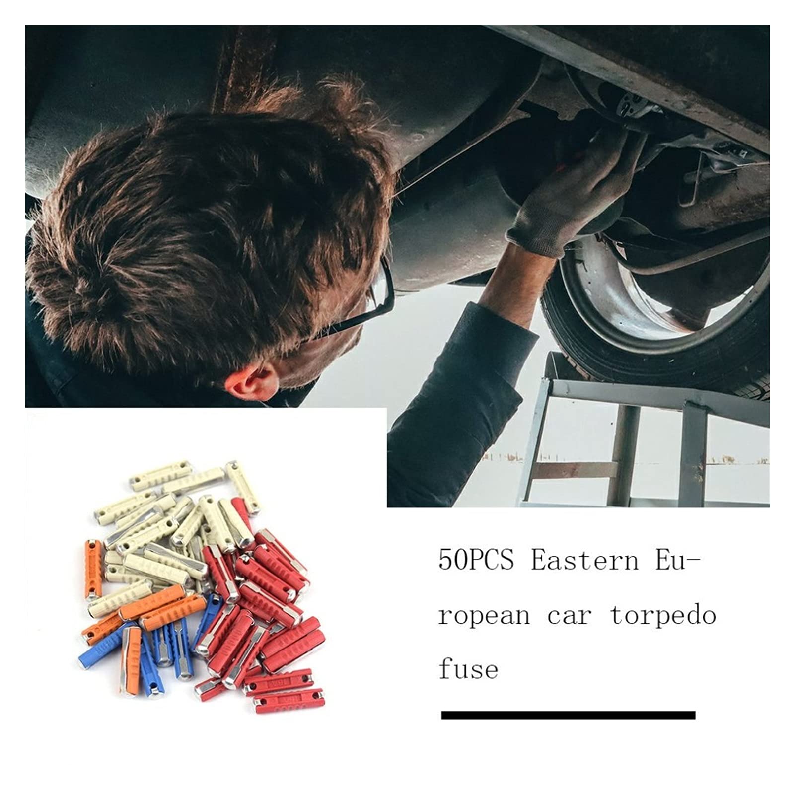 Cablaggio di protezione 50Pcs/Kit 5A 8A 16A 25A Kit di fusibili for auto d'epoca Fusibile for auto in ceramica Fusibile for auto Fusibile europeo