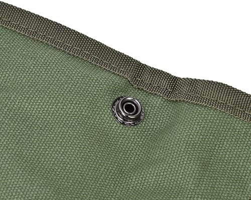 Miniatura 9 de Garosa Organizador de lona para silla de césped, reposabrazos para silla de campamento, bolsillo lateral, múltiples bolsillos, bolsa de