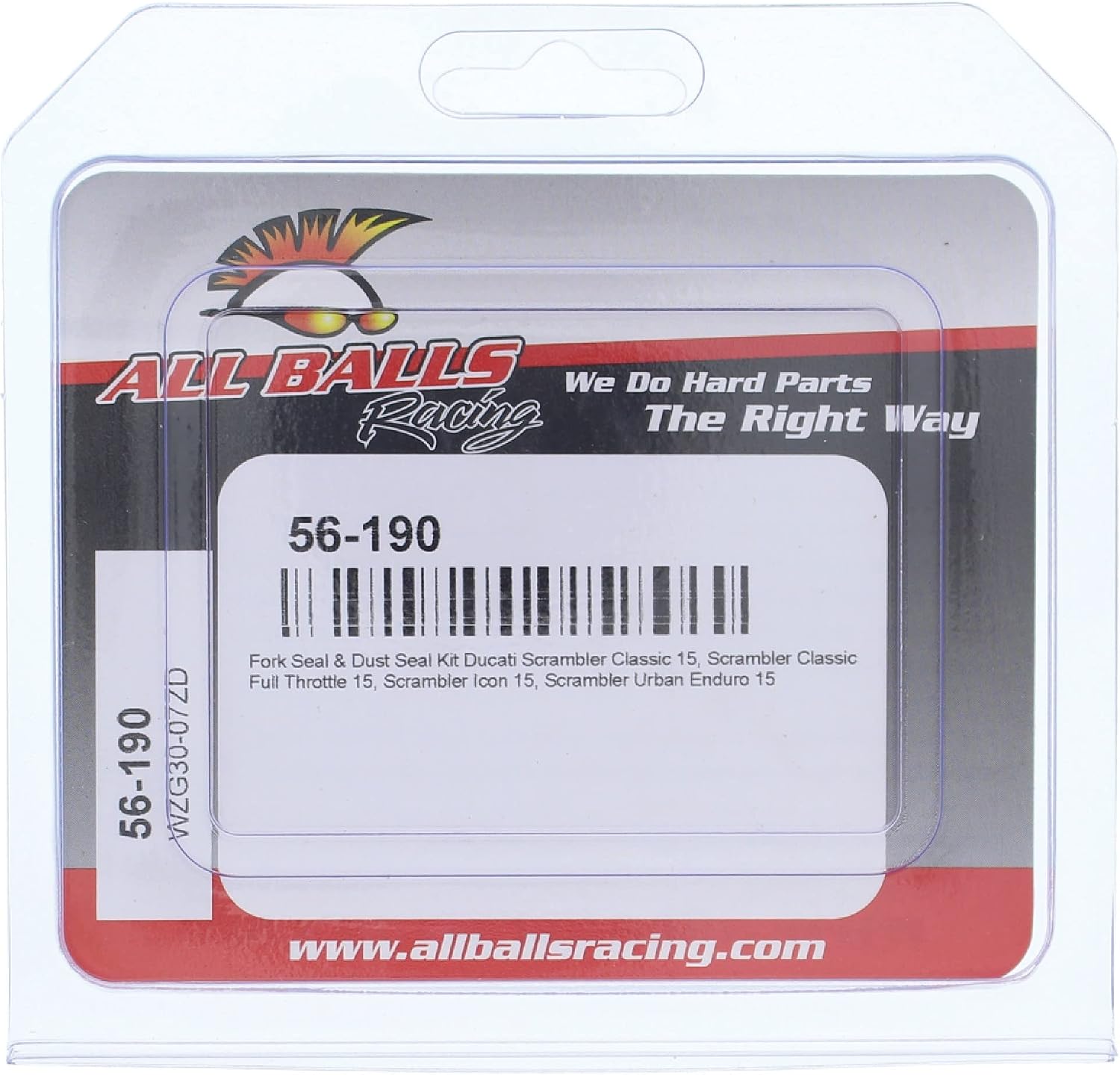 All Balls Racing 56-190 Fork and Dust Seal Kit Compatible with/Replacement For Ducati Scrambler Classic 2015, Scrambler Classic Full Throttle 2015, Scrambler Icon 2015, Scrambler Urban Enduro 2015