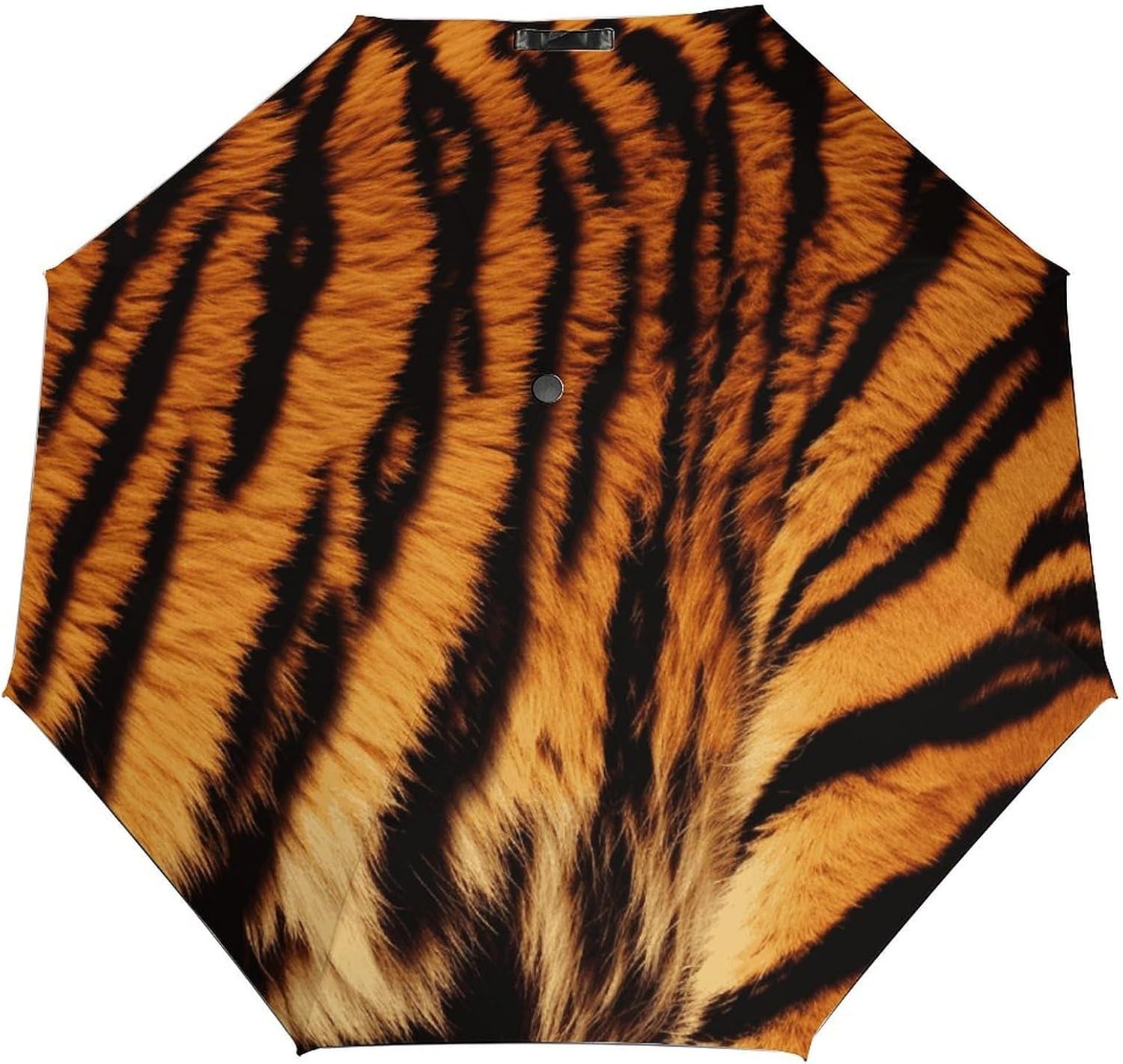Windproof Travel Umbrella Tiger Striped Pattern Folding Small Sun Umbrella Lightweight Small And Compact Suit for Pocket