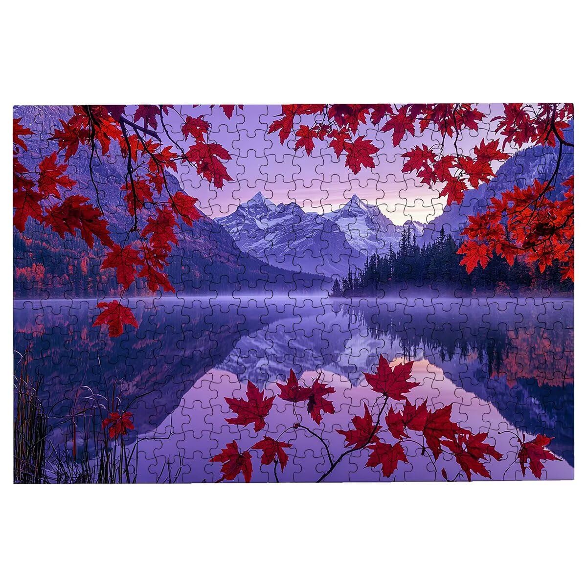 Puzzle 5000 sztuk ostrze, puzzle górskie, puzzle 5000 dorosłych, puzzle dla dorosłych z pudełkiem prezentowym, drewniane puzzle wyzwanie dla całej rodziny, oryginalne prezenty dla kobiet Decor -3826