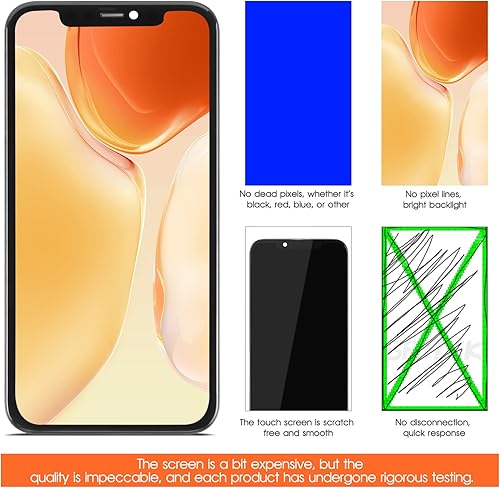 Miniatura 6 de Incell - Pantalla de repuesto para iPhone 11 para iPhone A2111, pantalla LCD A2223, A2221 3D táctil digitalizador Asamblea piezas de reparación
