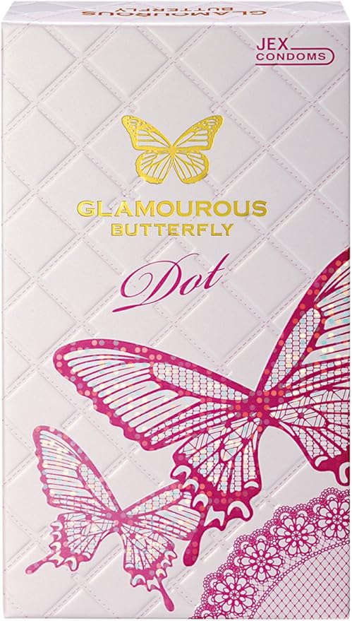 Amazon グラマラスバタフライドット 8個入 グラマラスバタフライ コンドーム