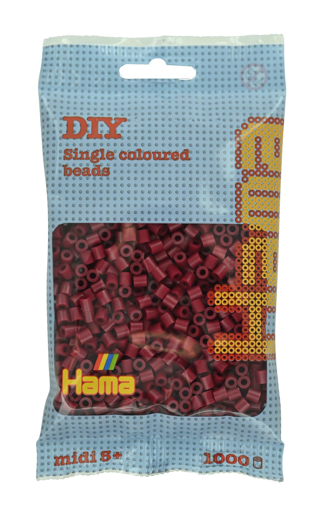 HAMA Bolsa de perlas | Aprox. 1000 cuentas midi fusibles para manualidades y mosaicos | Perlas de fusión para niños creativos 5+ | Juego de arte y decoración | Light Blue — view 20