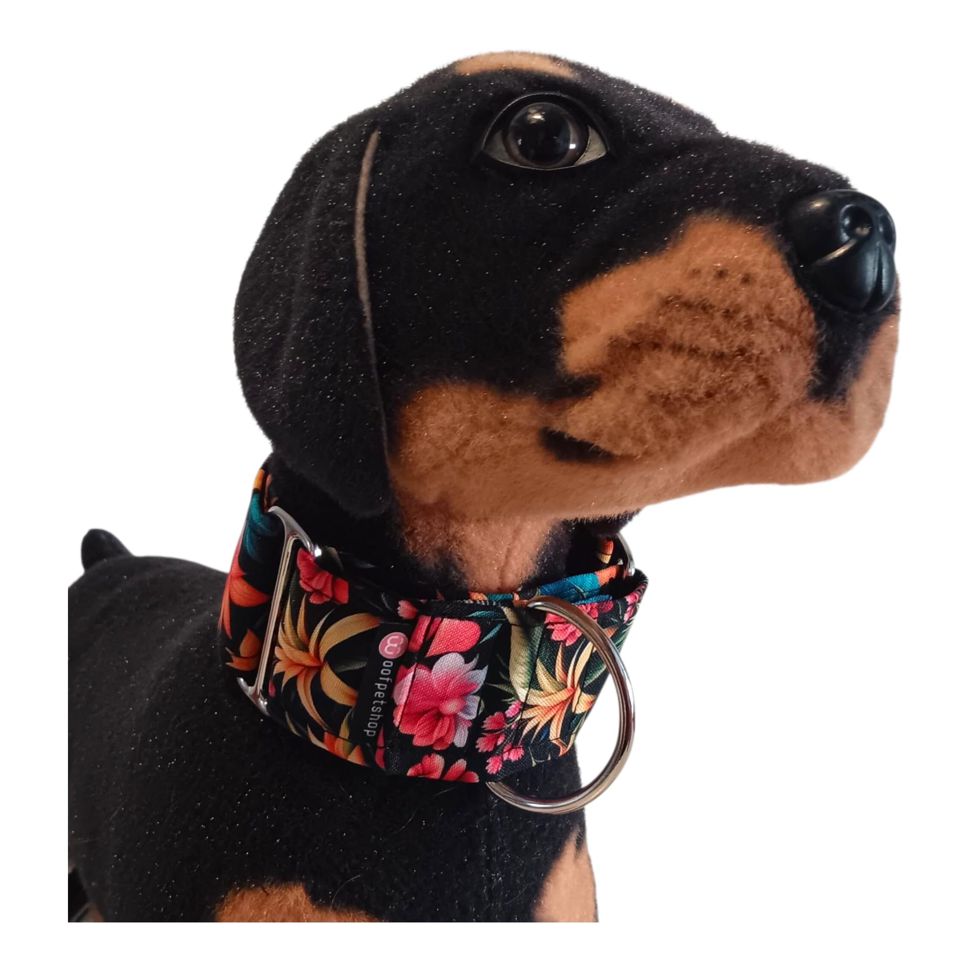Collar Martingale,Collar para Perro Pequeño, Medianos, Grandes,Collar Perro Ideal Galgo y Podenco (5cm - Talle M (40~50cm), Fantasy)