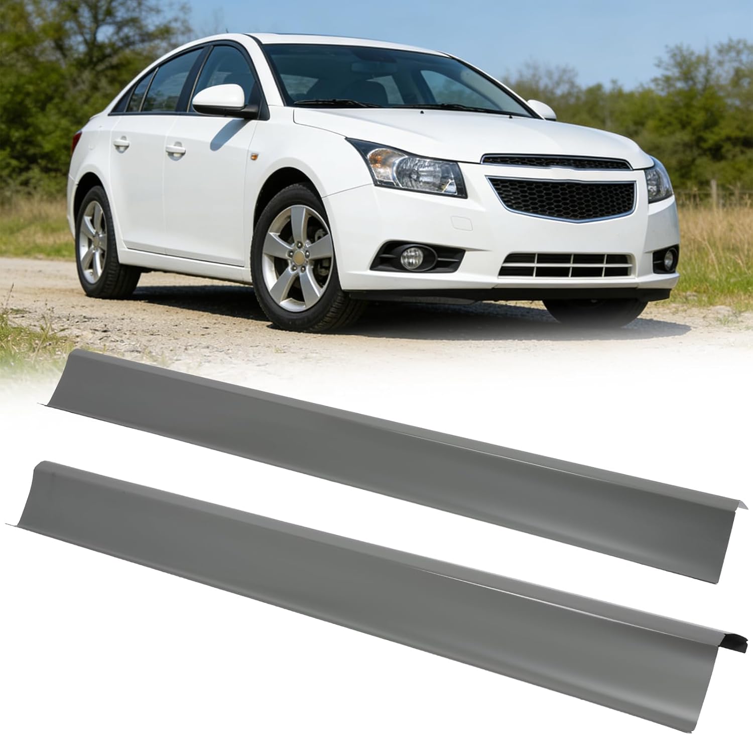 LSAILON Outer Rocker Panels Fit for Chevrolet Cruze 2011-2016 Driver & Passenger side Pair