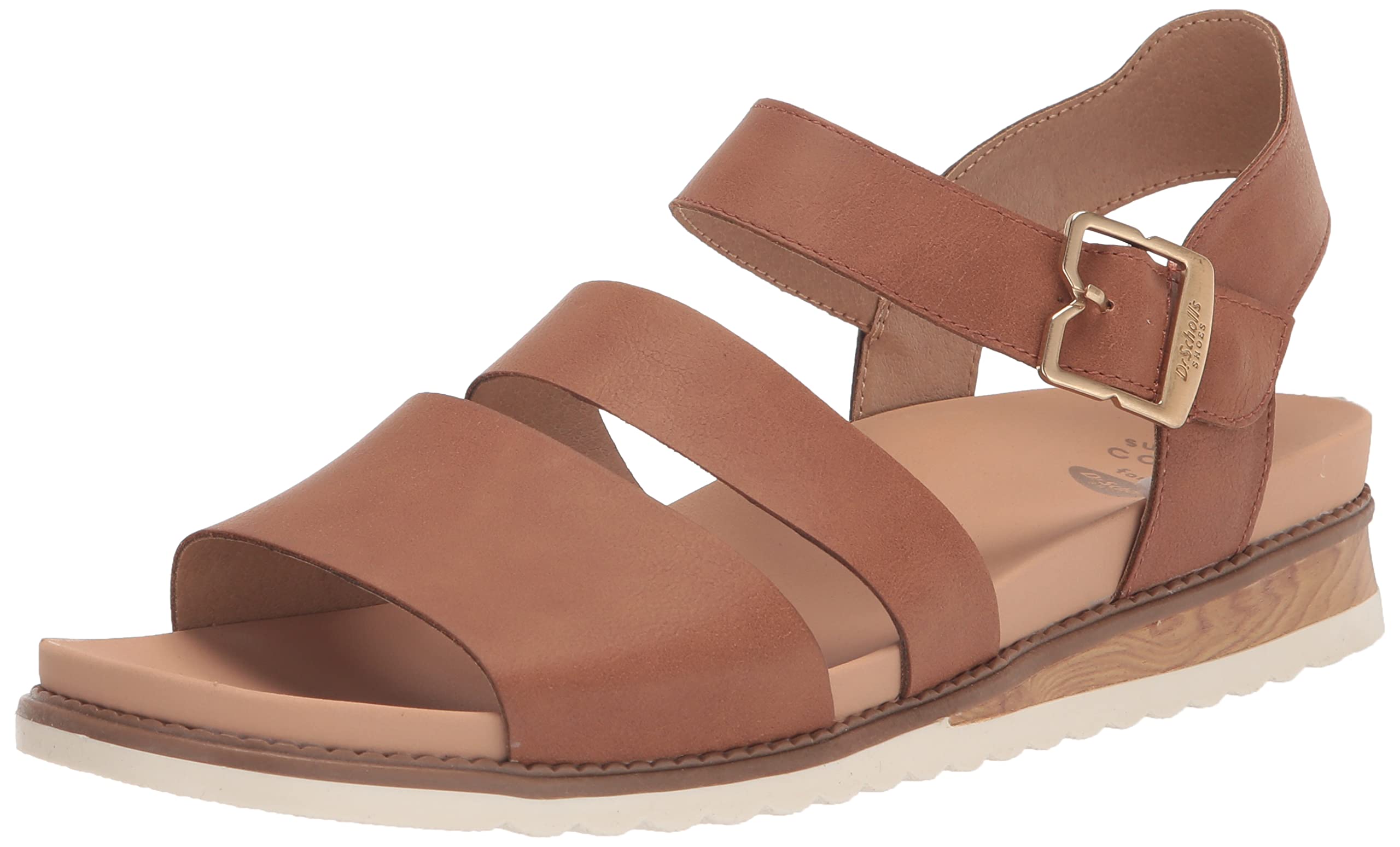 Dr. Scholl's Shoes Women's Island Glow Strappy Flat Sandal