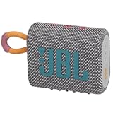 Go 3 - Portable Mini Bluetooth Speaker&comma; big audio and punchy bass&comma; IP67 waterproof and dustproof&comma; 5 hours of playtime&comma; speaker for home&comma; outdoor and travel &lpar;Grey&rpar;