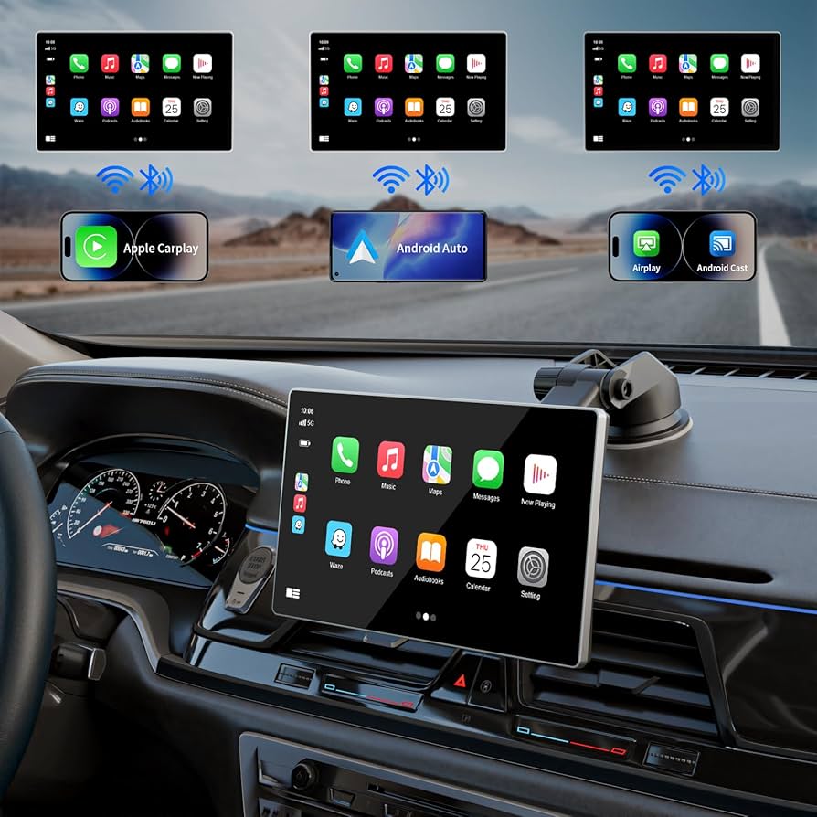 Portable Apple Carplay Screen for Car, 9