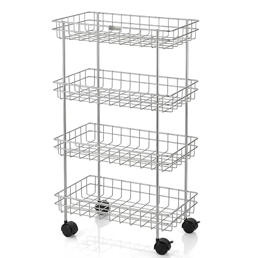 Solimo Storage Trolley