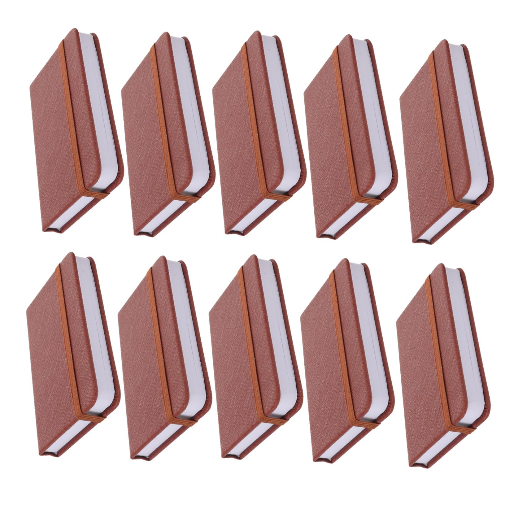 Gatuida Mini Bloc-notes de Poche A7, 10 Pièces, Couverture Rigide