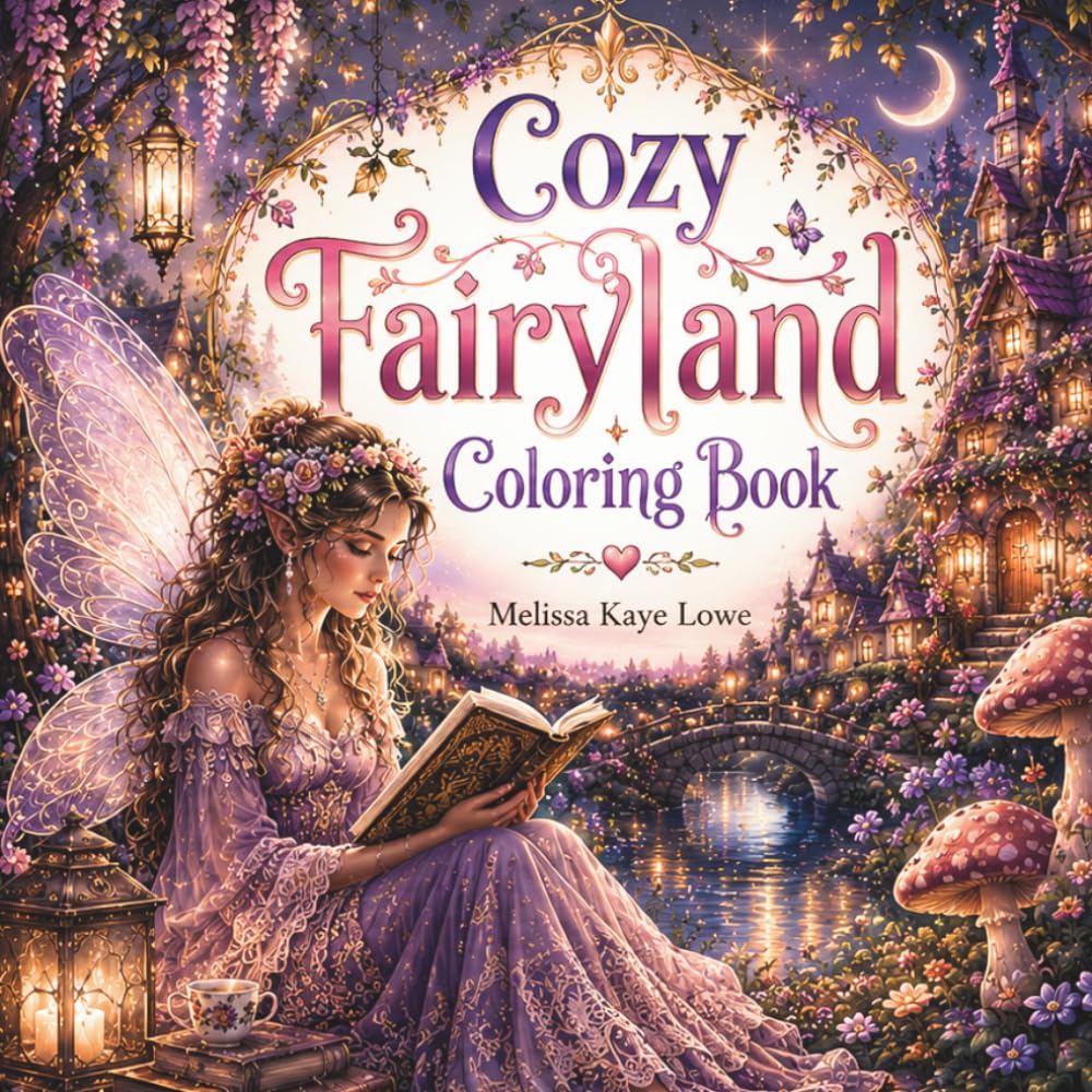 COZY FAIRYLAND COLORING BOOK