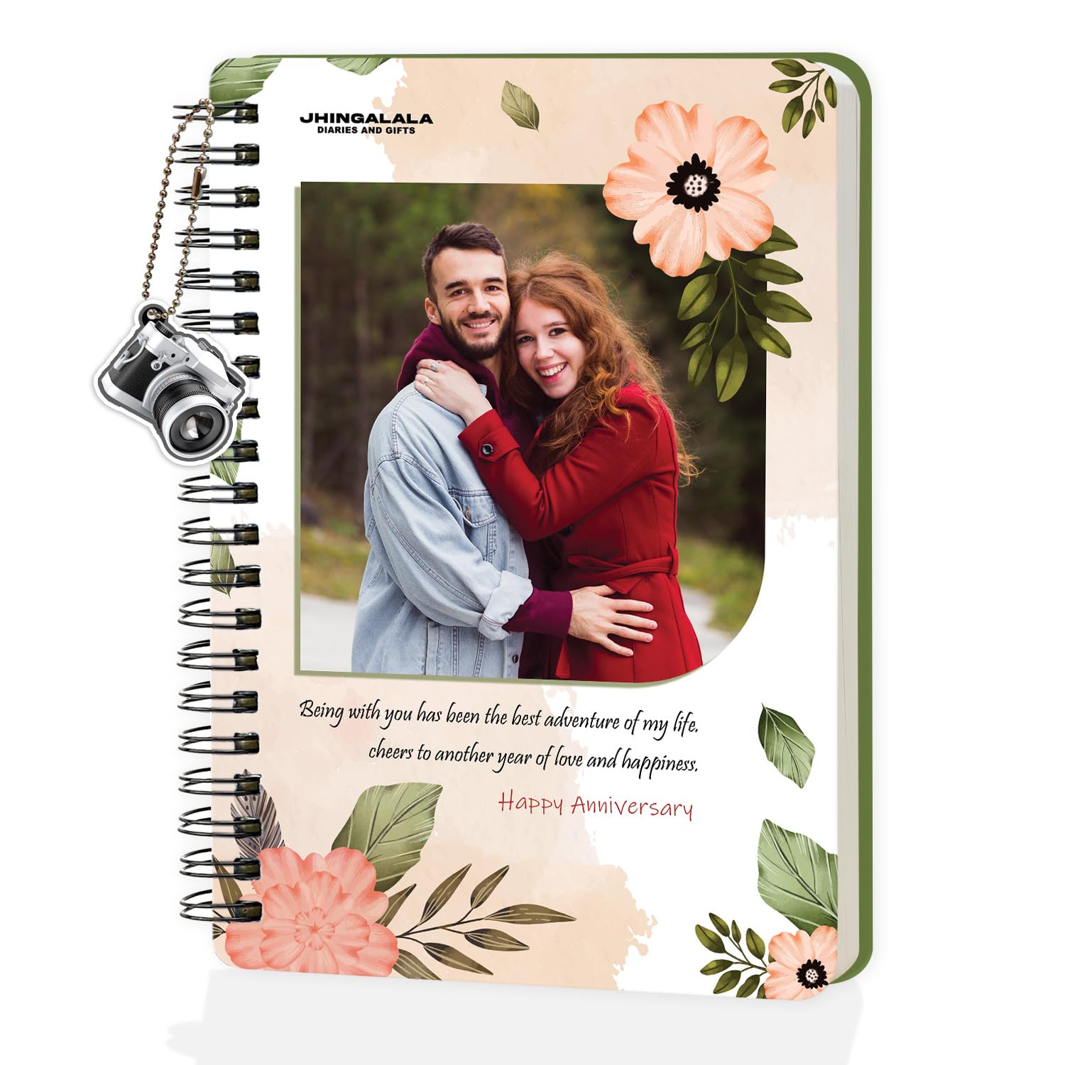Jhingalala Diaries - Customized Diary with Name and Photo For Anniversary, Frienship, and Valentine | Customized Wiro Notebooks Diary With Monthly Planner and Calendars 2024 (Size 21 x 14.5 Cm) (B0CY1Y4G38) Amazon Price History, Amazon Price Tracker