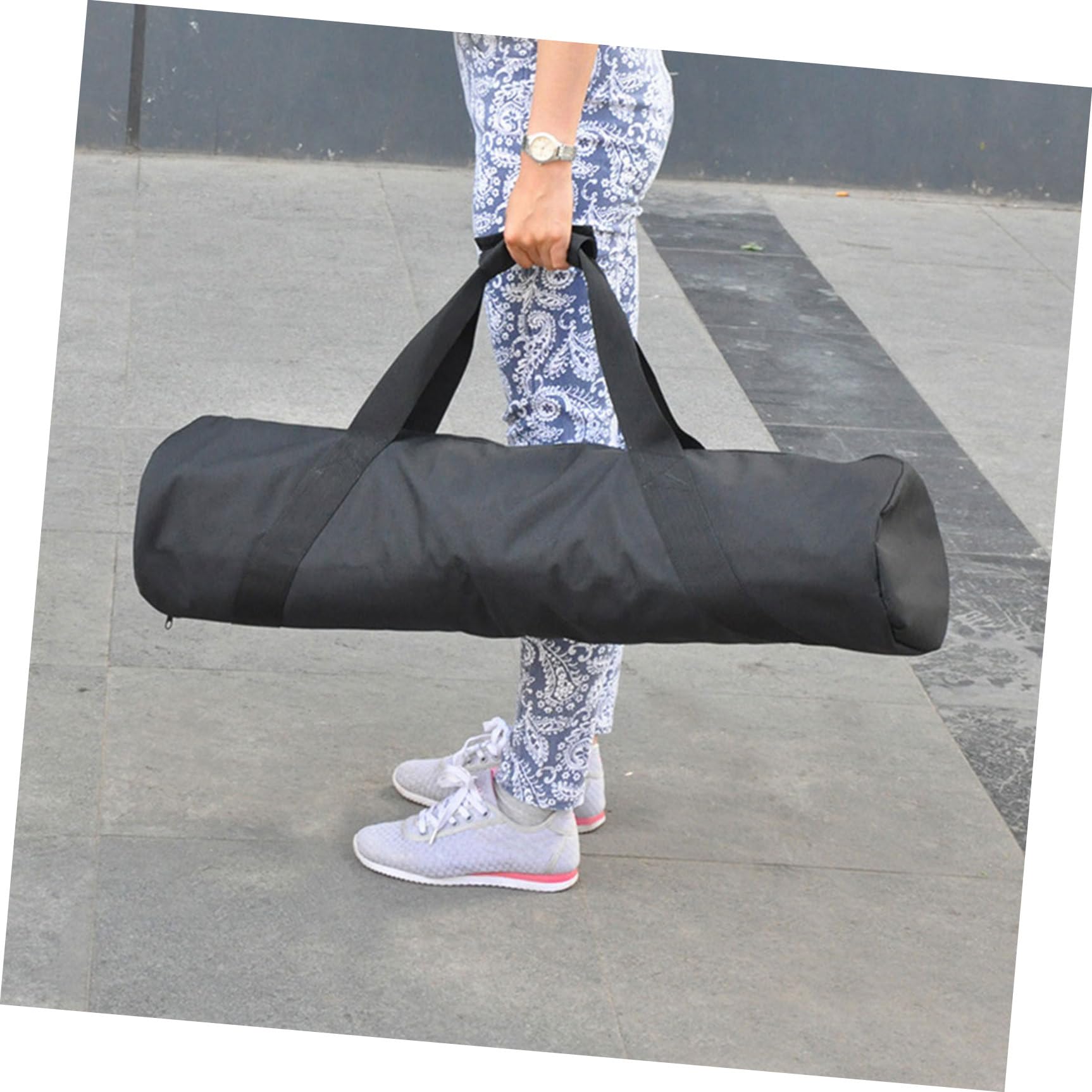 Borsa Nera per Oxford Tracolla Treppiede Fotografico | Custodia Leggera e Portatile, Trasporto Spalla o Mano, per Attrezzatura Fotografica Outdoor