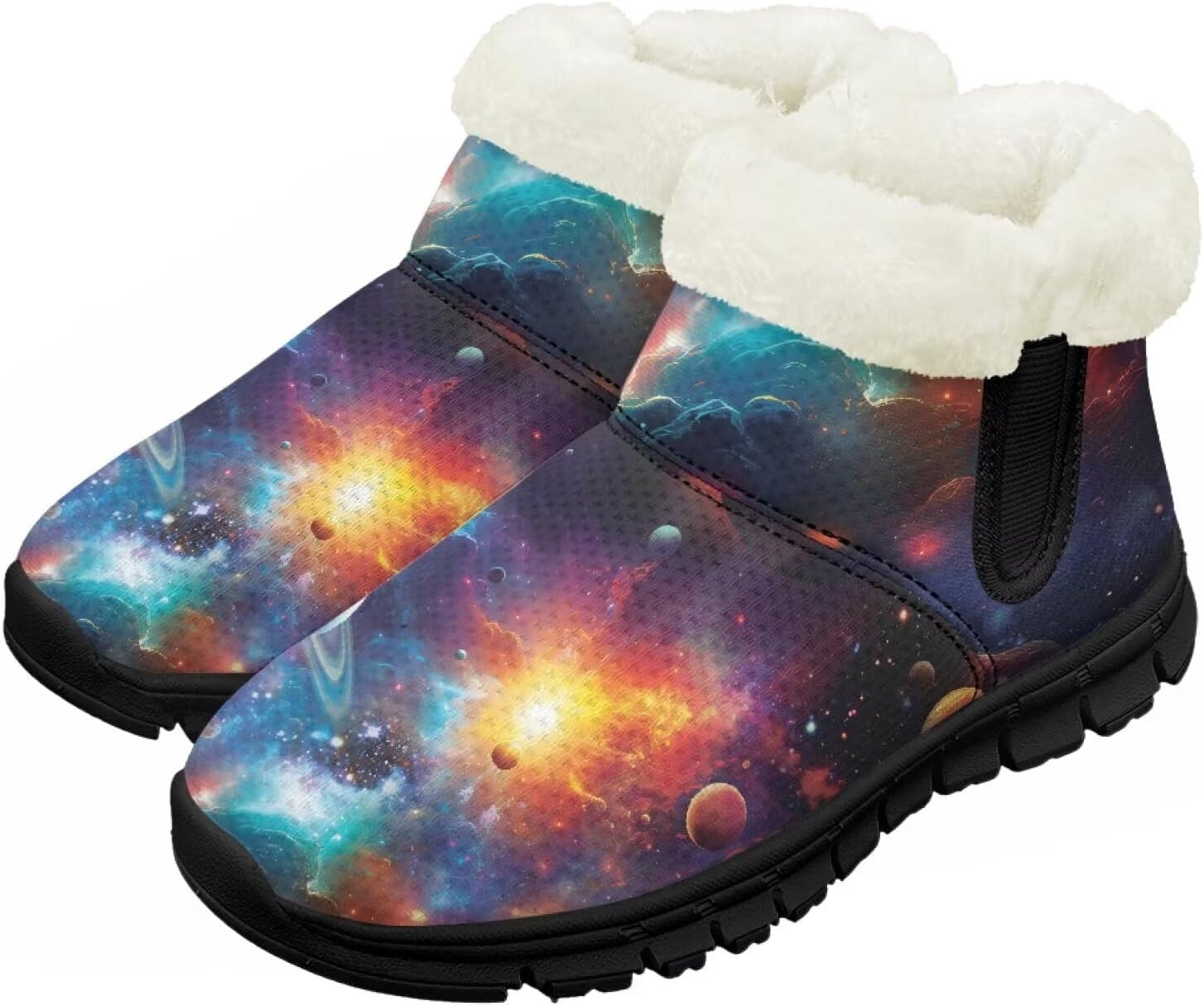 Boys Girls Snow Boots Winter Warm Booties Nonslip Lightweight Outdoor Walking Shoes for Cold Weatehr