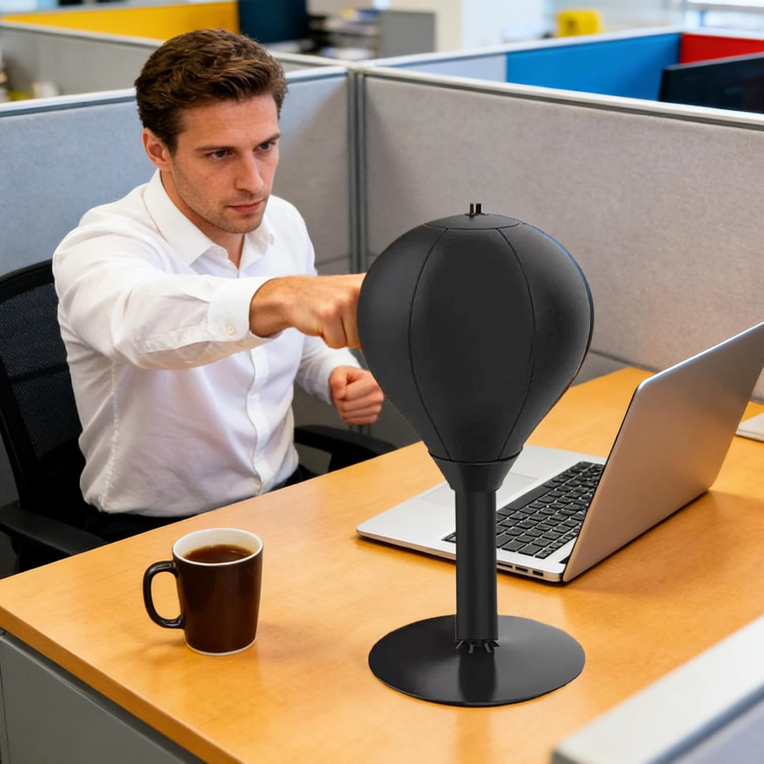 Genérico Punching Bag for Table, Accessory with Novelty, Boxing Ball for Office Desk | for Women Men Friends Workplace Game Room School Wall Home Gym