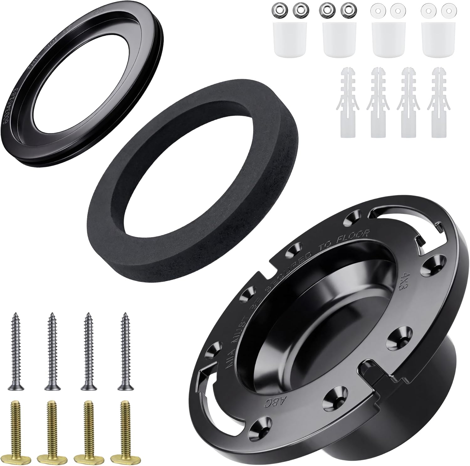 RV Toilet Seal Replacement Kit for Dometic 300/310/320 RV Toilet | Seal Replacement Including 385345892 Flange, 385311658 Flush Ball Seal & 385311652 Gasket, 3 in 1