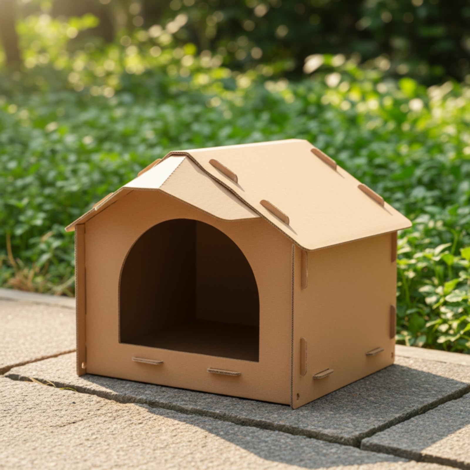 MERIGLARE Stabil Katzenfutterhaus