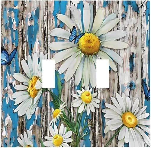 Miniatura 31 de Deep Blue Sea Turtles 1 Gang Outlet Covers Duplex Receptáculo Placa de pared Decorativa Eléctrica Placa Delantera Interruptores de Luz para Cocina