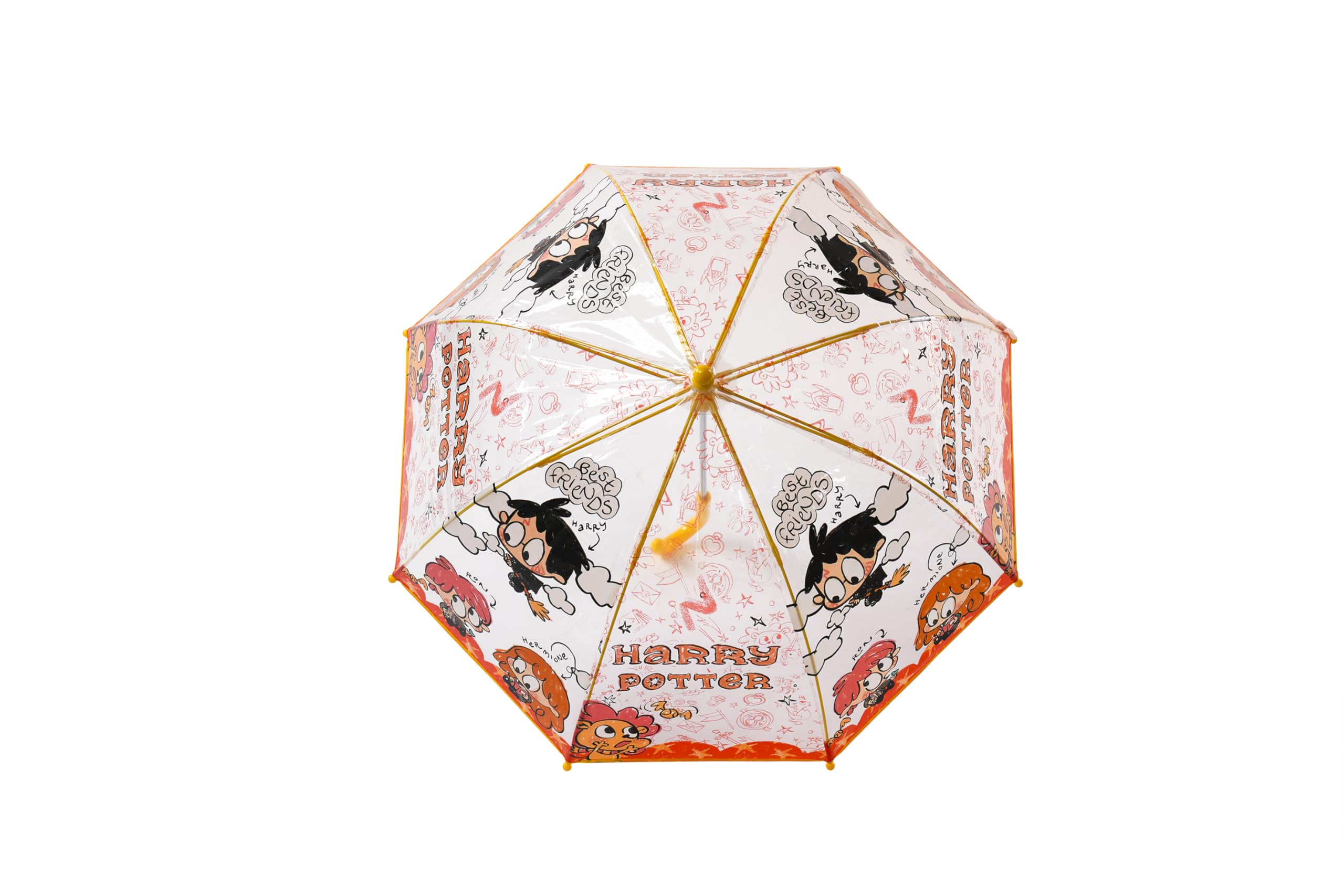 CyP Brands Harry Potter Umbrella, Bubble, Umbrella for Boys and Girls, Transparent, Official Product, transparent