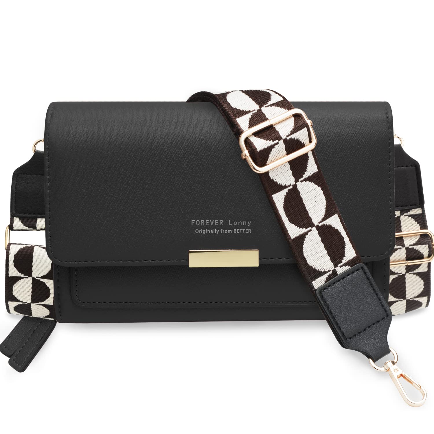 CrossBody Bags with Touchscreen Cell Phone Purse Window Zipper Pocket,RFID Blocking Card Holder iPhone bag for Women