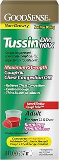 GoodSense Tussin Dm Maximum Cough and Chest Congestion 20 Mg /400 Mg, 8 Fluid Ounce