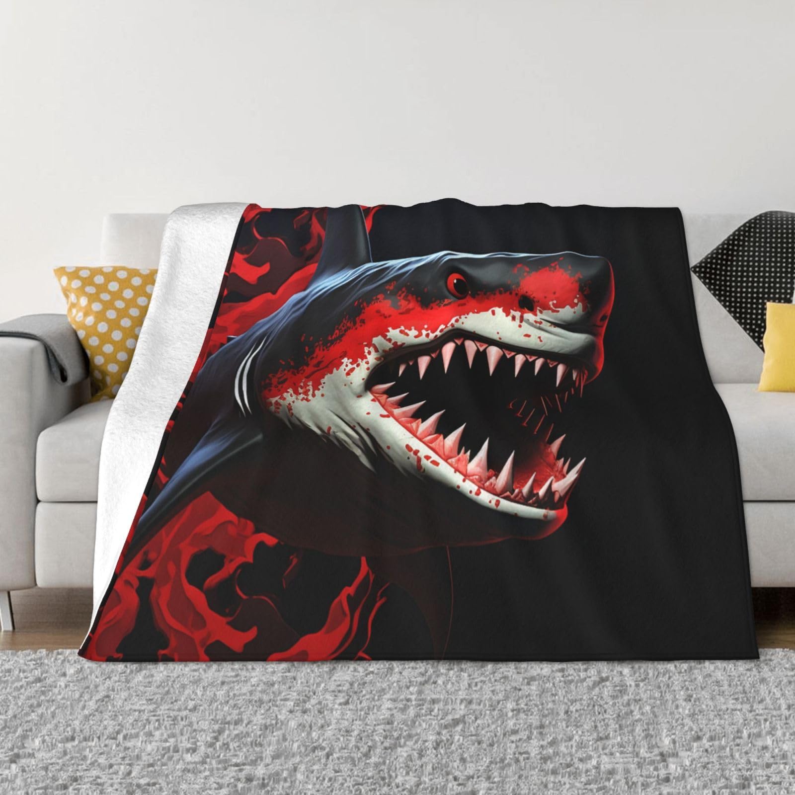 Couverture requin flanelle légère résolvant le manque de confort