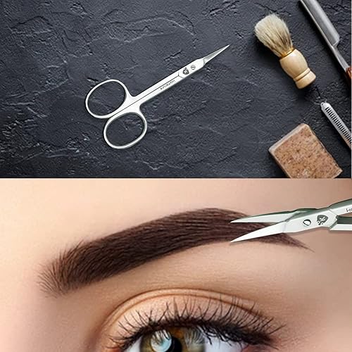 Miniatura 7 de Tijeras de cutículas extrafinas para hombres y mujeres - Tijeras de manicura pequeñas multiusos, pedicura, tijeras de uñas para dedos y pies,