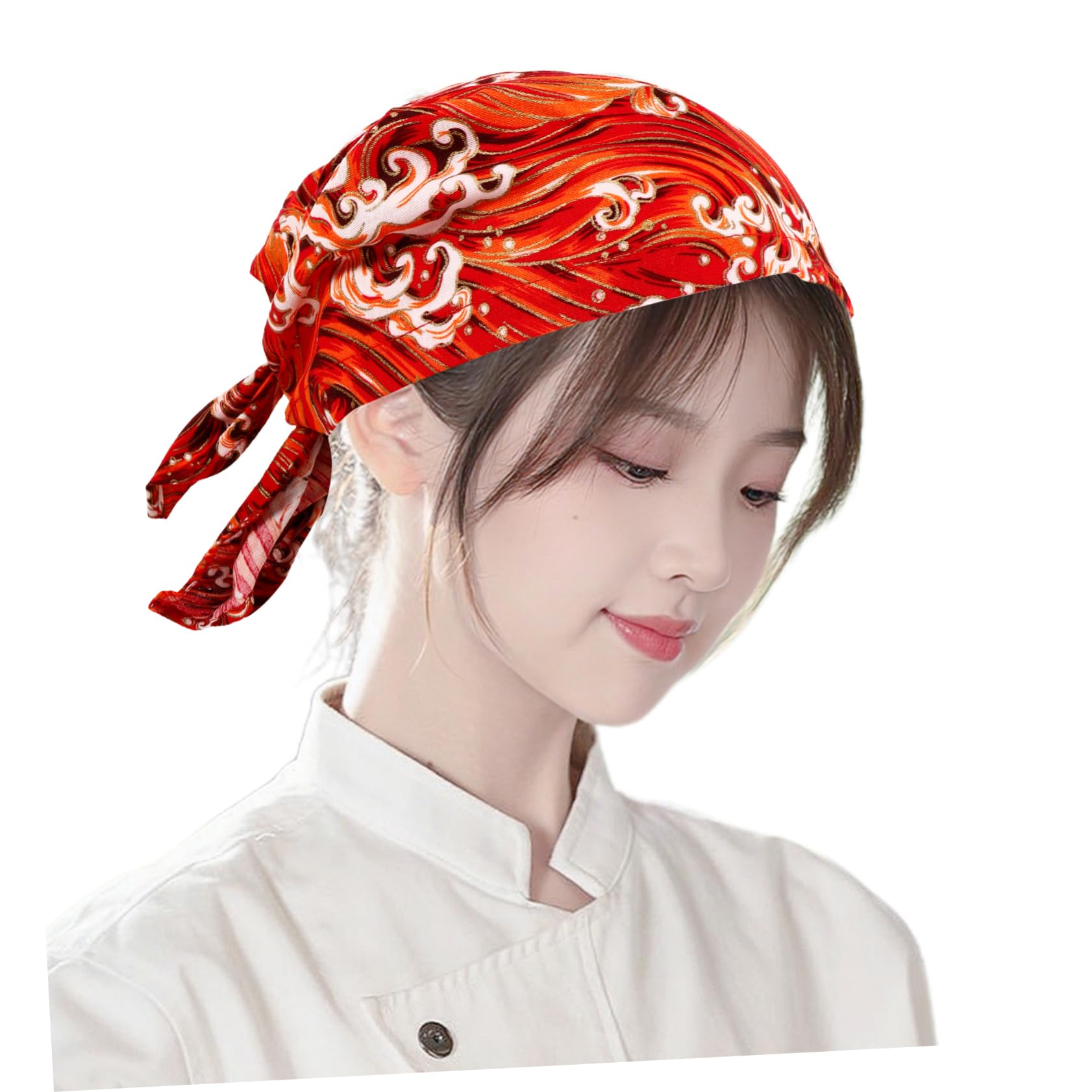 TOPBATHY Sombrero De Chef Pañuelo Gorras Cocina Sombrero De Trabajo Suministros De Cocina Uniforme De Decorativo De Trabajo Servir s Chef De