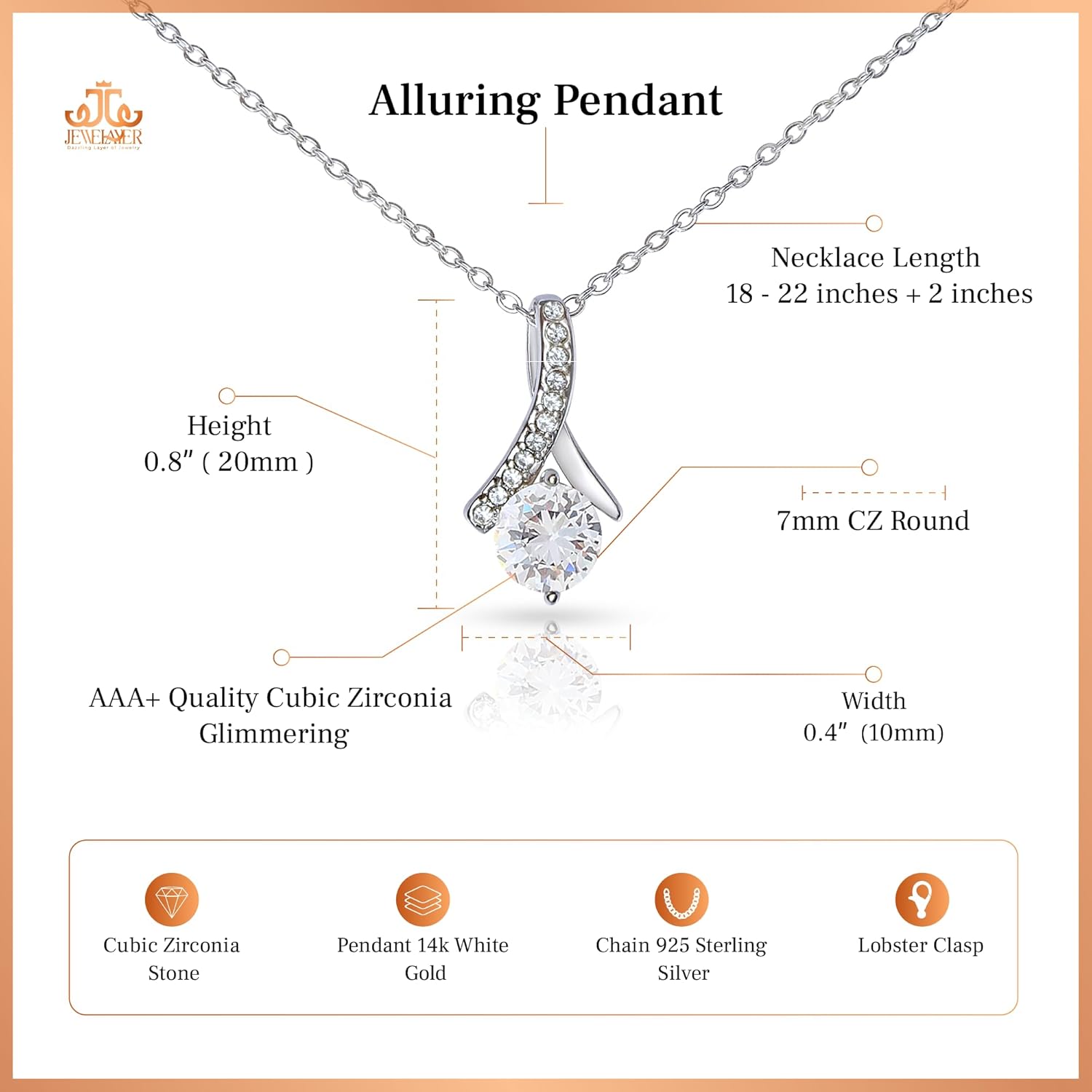 Collar de Madre e Hija | Regalo de Cumpleaños para Hija | Joyería para Hija con Mensaje en Español | Collar con Caja de Lujo