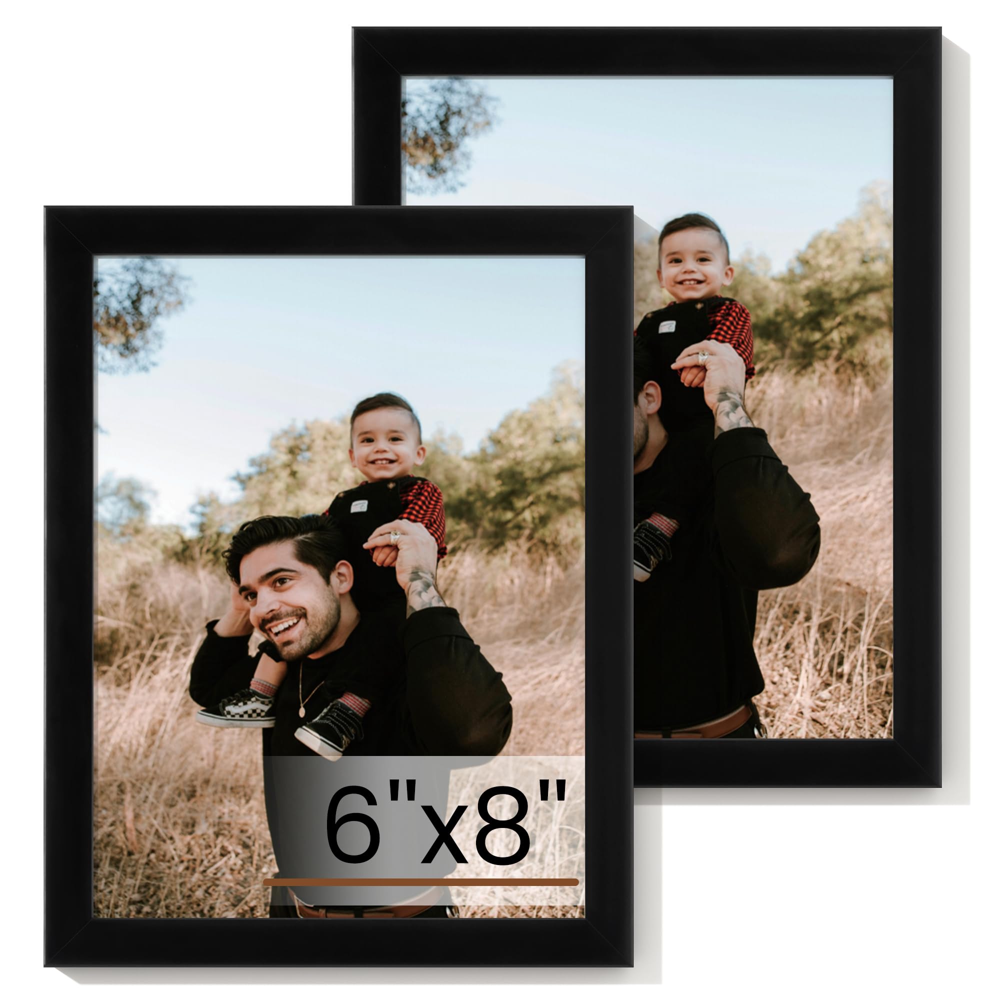 Heimlove 6x8 Picture Frame Set of 2,Display Pictures 6