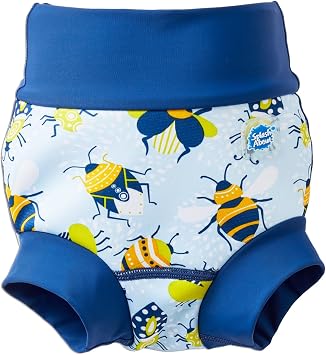 Baby & Toddler Happy Nappy Duo Reusable Swim Nappy with Silver Lining