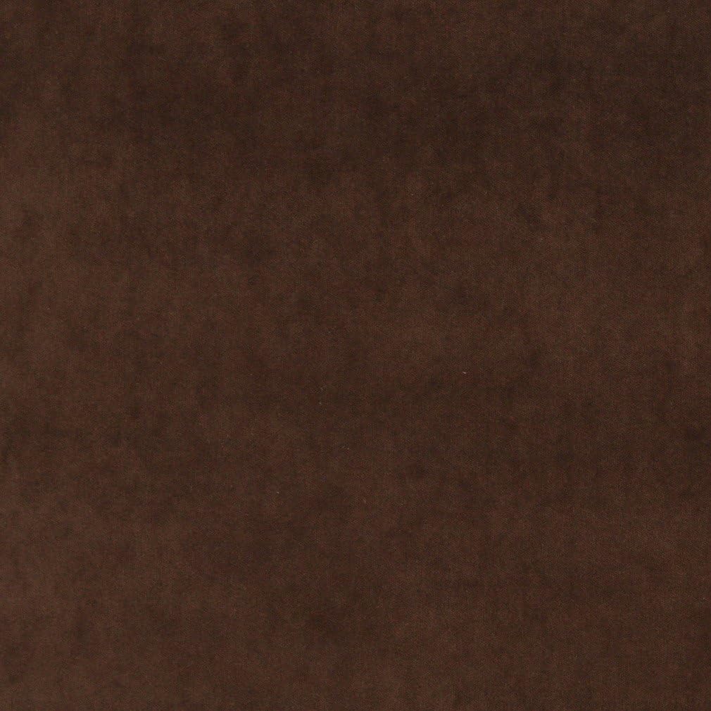 A0000E Brown Authentic Cotton Velvet Upholstery Fabric by The Yard