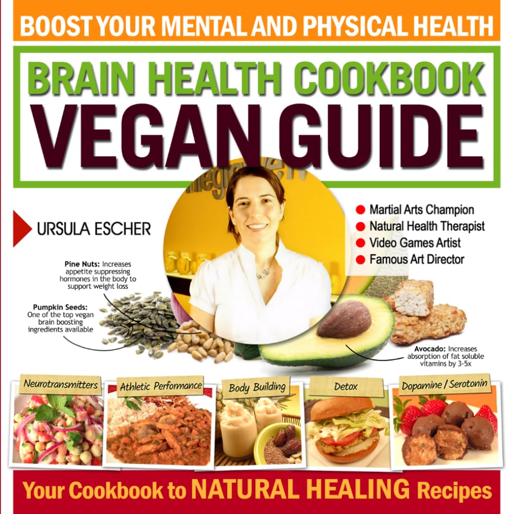 Brain Health Cookbook Vegan Guide: Boost Your Mental and Physical Health: Your Cookbook to Natural Healing Recipes