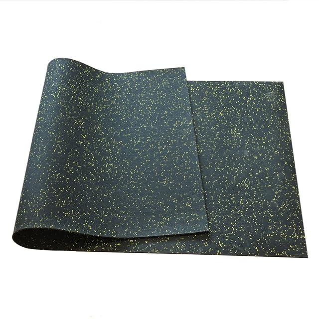 V3VOGUE Exercise Equipment Mat Noise Reduction Anto Vibration Mat for Floor Protection Non-Slip Rubber Workout Mat for Treadmills