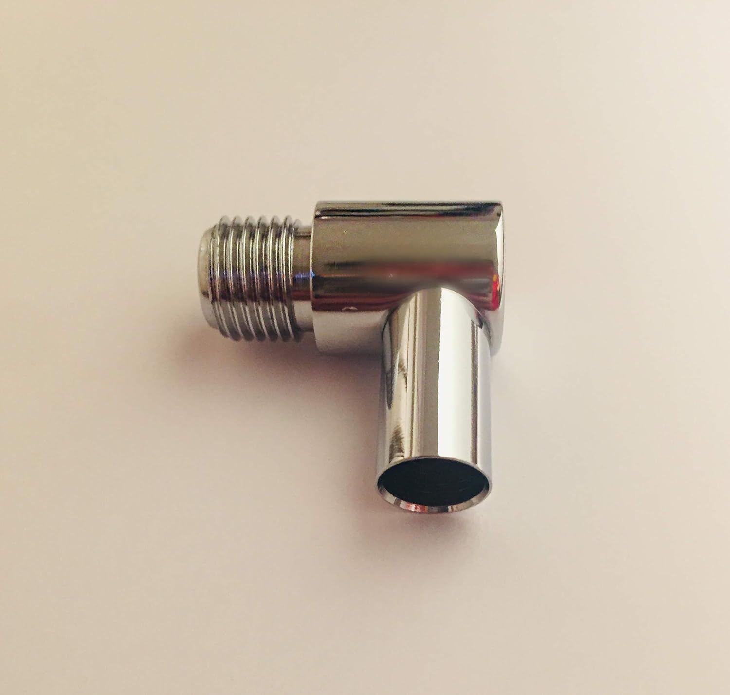Oceanic Add-On Spout + Elbow Spout Adapter for Portable or Countertop Water Filtration Systems | Chrome Finish