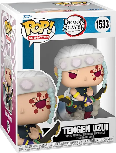 Funko POP! Tengen Uzui Demon Slayer Figur - Metallisch Chase-Variante