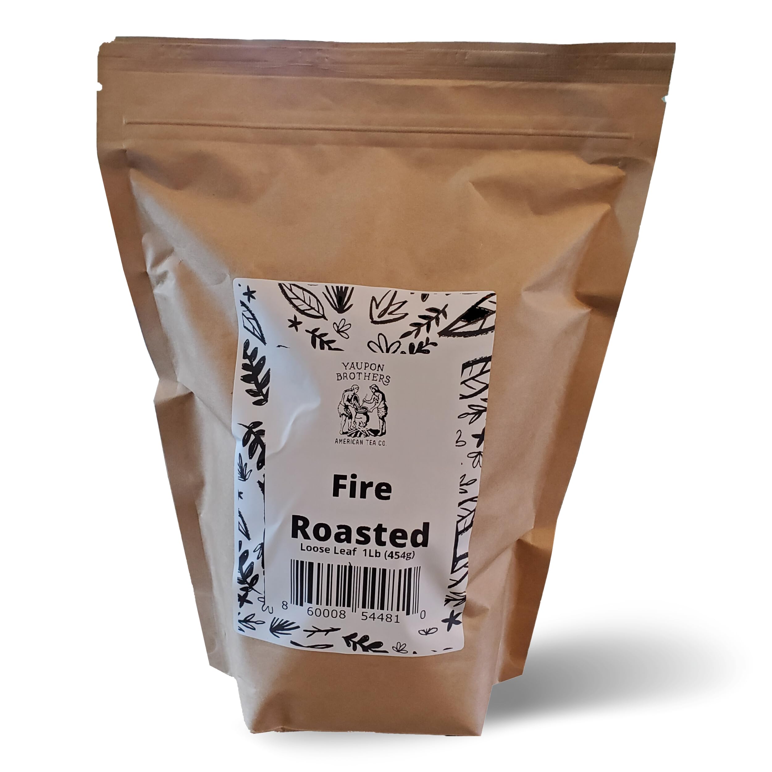 Fire Roasted Loose Leaf Yaupon Holly Tea - 1 lb. | Yaupon Brothers American Tea Co. | Organic, Wild-Crafted, Naturally Caffeinated, Antioxidant-Rich Florida Grown Superfood