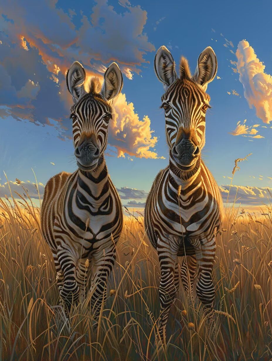 Animale Diamond Painting Adulti 60x80cm, 5D Diamond Painting Kit F-6839