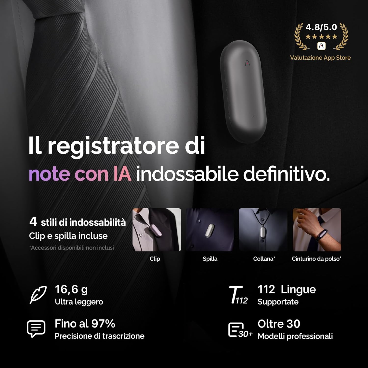 PLAUD NotePin dispositivo AI