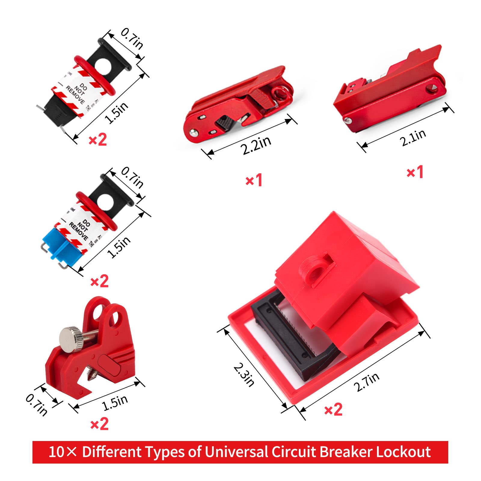 Kit de etiquetado de bloqueo Loto Hasp Lockout Cable de acero Bloqueo de enchufe de bloqueo Etiqueta Loto Seguridad Candado Interruptor de circuito Bloqueo de válvula de bola Juego de etiquetado