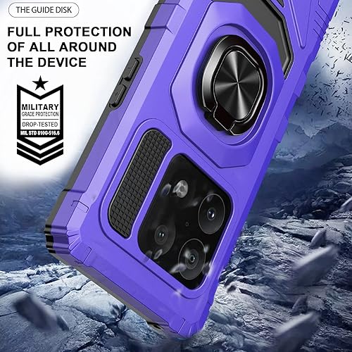 Miniatura 3 de Ailiber Funda compatible con OnePlus 10 Pro, funda 10 Pro con protector de pantalla, soporte de anillo para soporte magnético de automóvil,