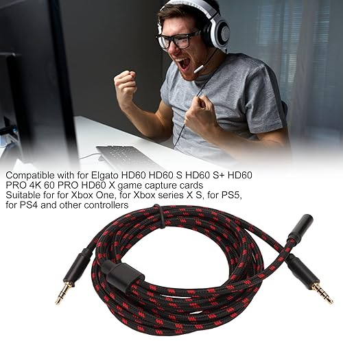 Miniatura 5 de Zunate Cable de enlace de chat de repuesto para Elgato HD60S HD60X HD60PRO - Cable adaptador de chat para uno, PS5,